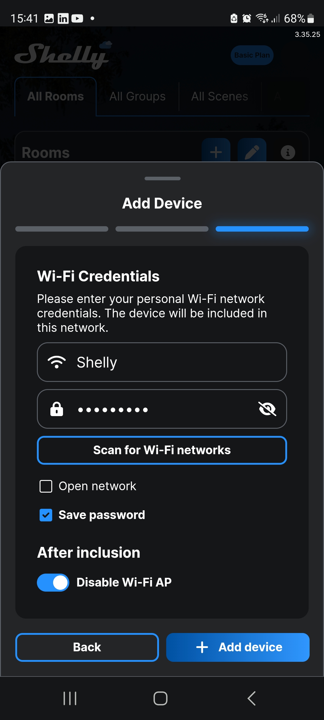 选择 Wi-Fi 网络