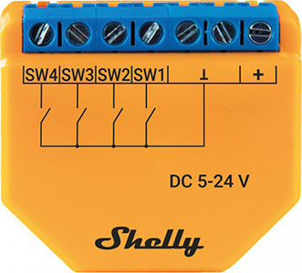Shelly Plus i4DC