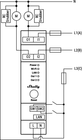 感性负载带 RC 吸收电路接线图