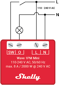 Wave 1PM Mini 接线图